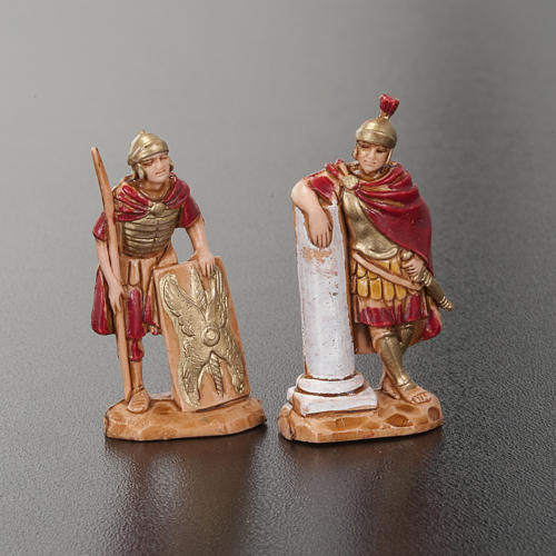 Rey Herodes con soldados romanos 4 pz. Moranduzzo 3.5 cm. 2