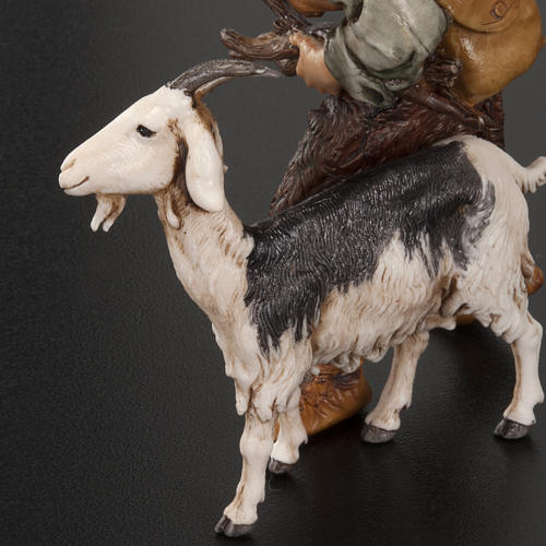 Hombre con cabra y gorra 13 cm. Moranduzzo 3