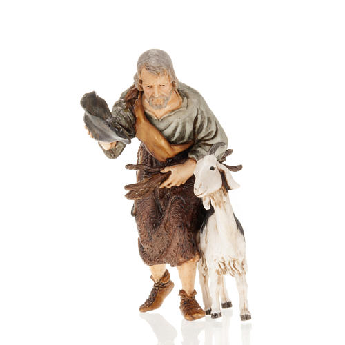 Man with hat and goat 13cm Moranduzzo 1