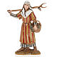 Moranduzzo Nativity Scene woman holding pitchfork figurine 10cm s1