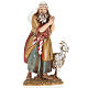 Nativity Scene figurine, old man with goat 10cm Moranduzzo s1