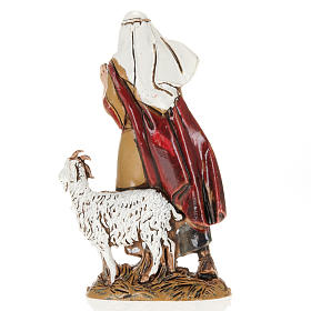 Nativity Scene figurine, old man with goat 10cm Moranduzzo