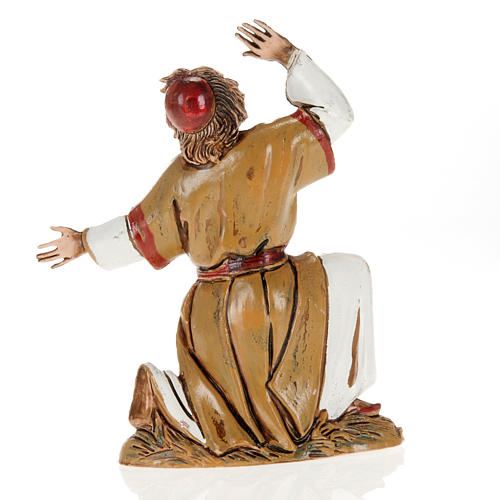 Figurines for Moranduzzo nativities, astonished man 10cm 2