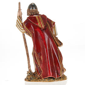 Wayfarer with walking stick, nativity figurine, 10cm Moranduzzo