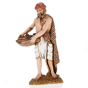 Figurines for Moranduzzo nativities, fisherman with basket and n