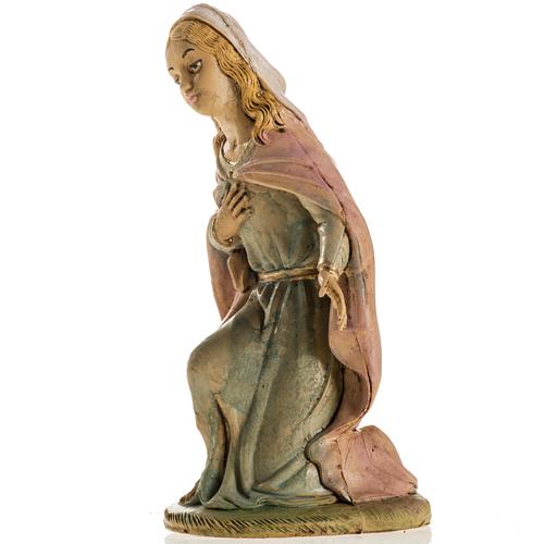 Virgen María 18 cm. figura resina 3
