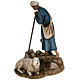 Figurines for Landi nativities, guard with sheep 18cm s3