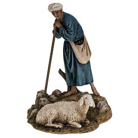 Figurines for Landi nativities, guard with sheep 18cm
