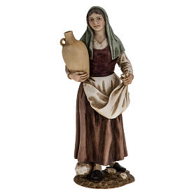 Donna con anfora 18 cm presepe Landi