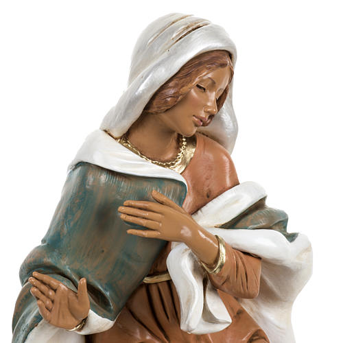 Maria para presépio Fontanini com figuras de altura média 45 cm 3