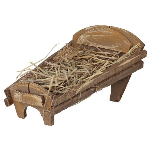 Menino Jesus 18 cm e berço para Presépio Fontanini de altura média 45 cm 6