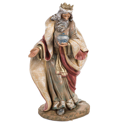 White Wise King for Fontanini nativities, 45cm | online sales on ...