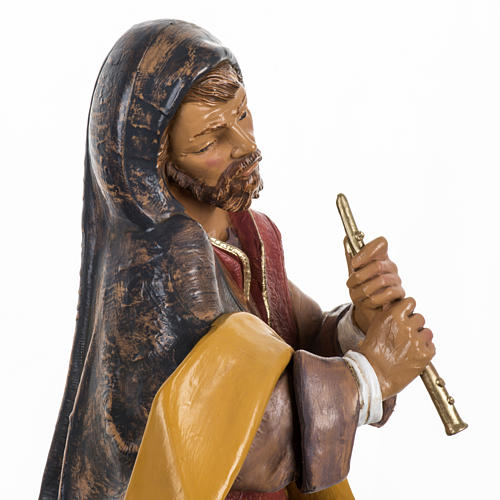 Flautista presépio Fontanini 45 cm 4