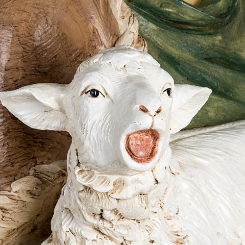 Berger avec mouton 180 cm résine Fontanini 6