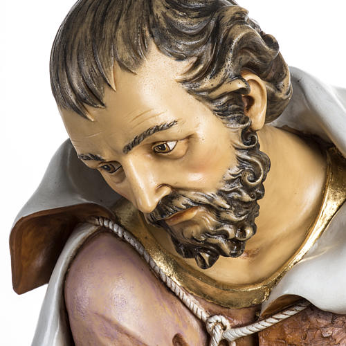 Saint Joseph in resin, 125cm by Fontanini 2