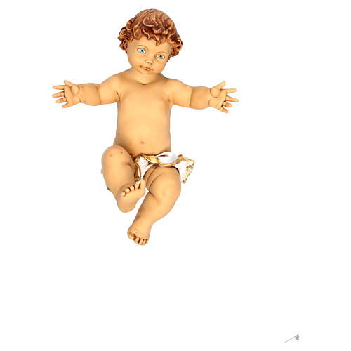 Dzieciątko Jezus 125 cm z kołyską żywica Fontanini 2