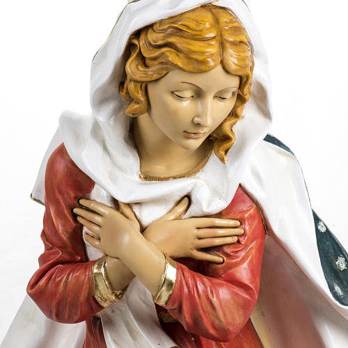 Mary in resin, 125cm by Fontanini 3