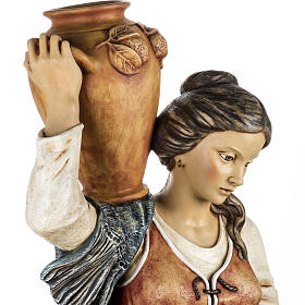 Femme avec amphore crèche Fontanini 125 cm résine