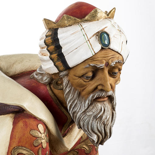 Mulatto Wise King in resin, 125cm by Fontanini 2