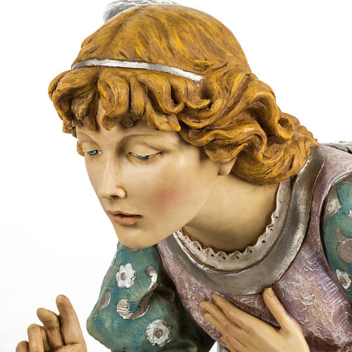 Kneeling angel in resin, 125cm by Fontanini 2