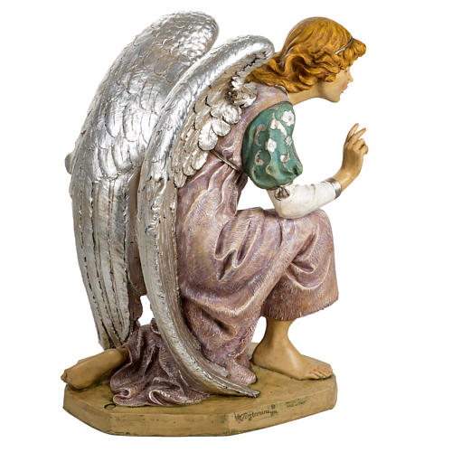 Kneeling angel in resin, 125cm by Fontanini 8