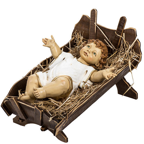 Niño Jesús Con Cuna De Madera 125cm Fontanini Venta Online En Holyart 