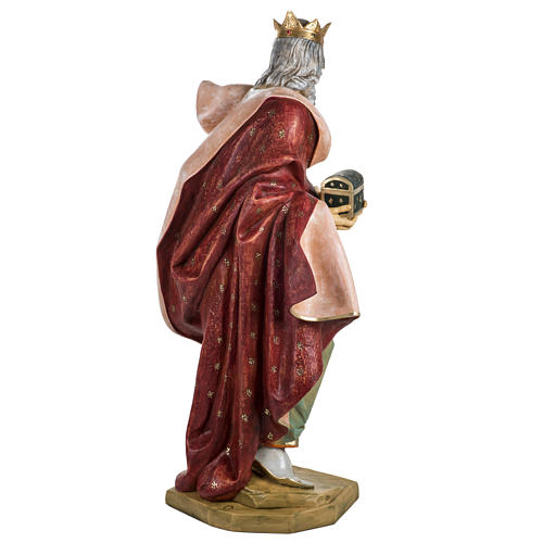 White Wise King in resin, 125cm by Fontanini 8