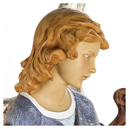 Ange debout crèche Fontanini 125 cm résine 8