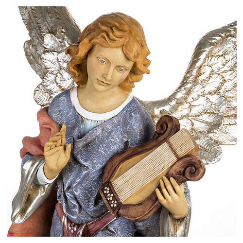 Anjo em pé resina para Presépio Fontanini com figuras de altura média 125 cm 3