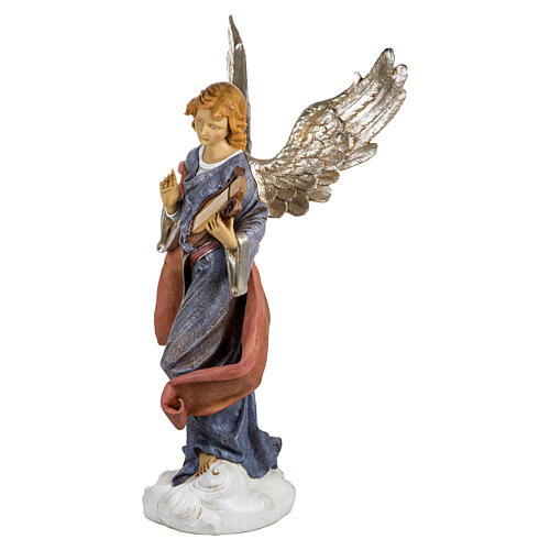 Anjo em pé resina para Presépio Fontanini com figuras de altura média 125 cm 5