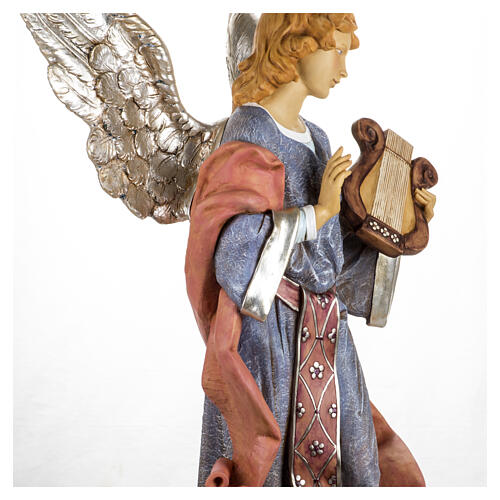 Anjo em pé resina para Presépio Fontanini com figuras de altura média 125 cm 7