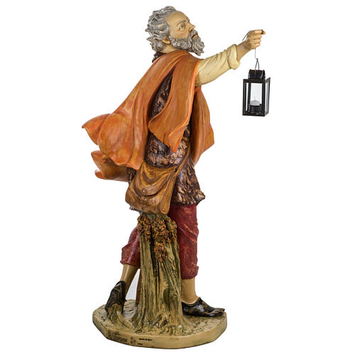 Shepherd with lantern in resin, 125cm by Fontanini 5