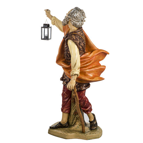 Shepherd with lantern in resin, 125cm by Fontanini 8