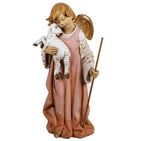 Statue per presepi: Angelo con agnello 125 cm presepe Fontanini