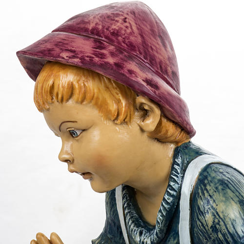 Kind offene Händen Krippe Fontanini 125 cm 3