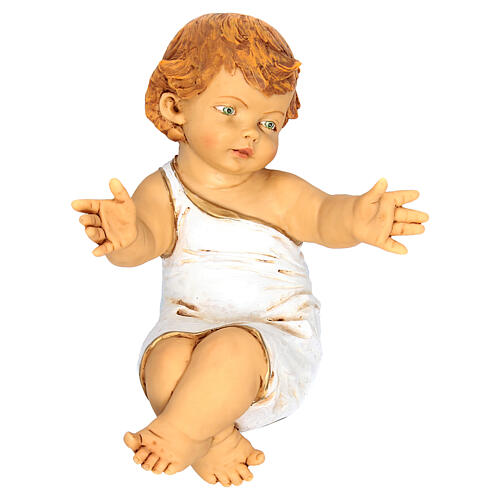 Niño Jesús Fontanini 85 cm. cuna madera 3