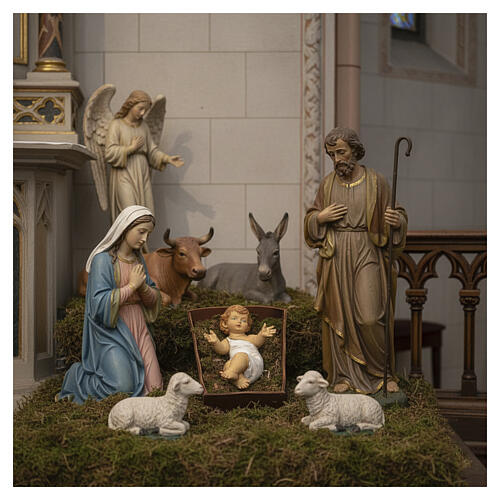 Niño Jesús Fontanini 85 cm. cuna madera 4