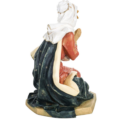 Virgem Maria para presépio Fontanini com figuras de altura média 65 cm resina 5