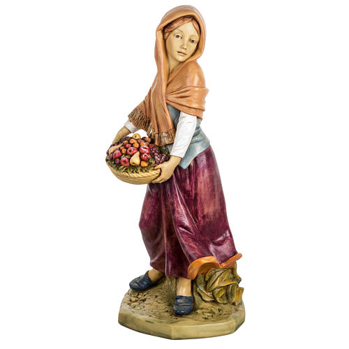 Mujer con fruta 65 cm. pesebre Fontanini 1