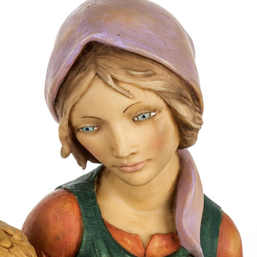 Woman with child in resin, 65cm by Fontanini 3