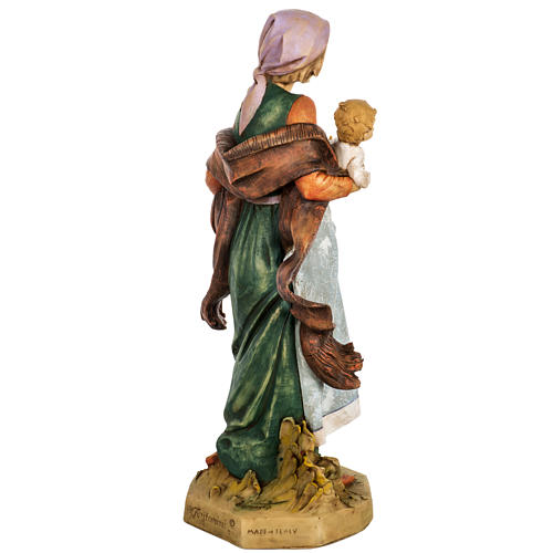 Woman with child in resin, 65cm by Fontanini 6