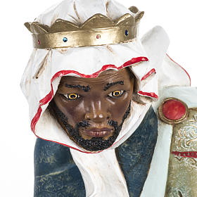 Weihnachtskrippe schwarzer heiliger König Fontanini 65 cm