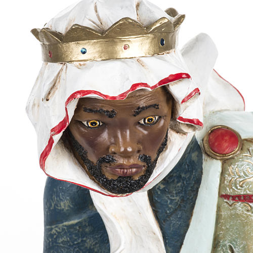 Weihnachtskrippe schwarzer heiliger König Fontanini 65 cm 2
