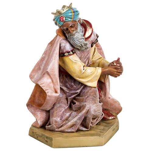 Weihnachtskrippe Mulatte heiliger König Fontanini 65 cm 1