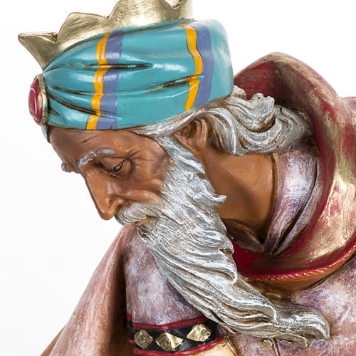 Mulatto Wise King in resin, 65cm by Fontanini 3