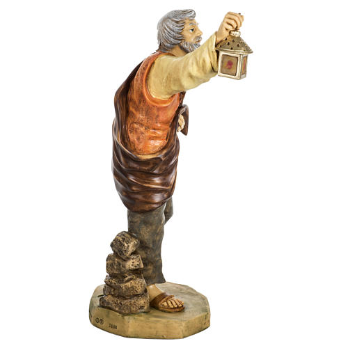 Shepherd with lantern in resin, 65cm by Fontanini 4