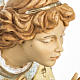 Sky blue kneeling angel, 65cm by Fontanini s2