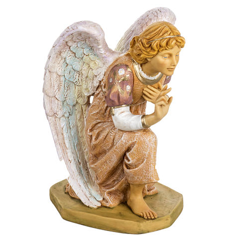 Pink kneeling angel, 65cm by Fontanini 1