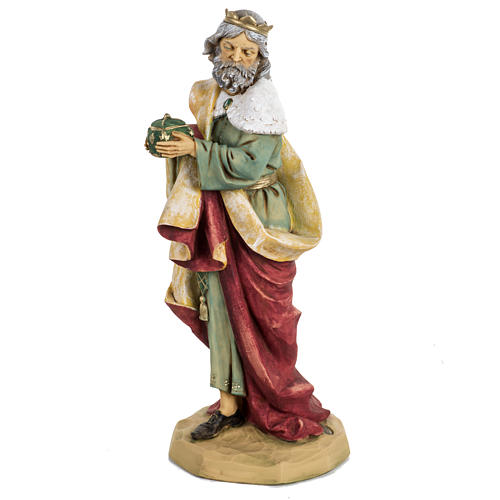 White Wise King for Fontanini nativities, 52cm 1
