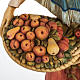 Donna con frutta 52 cm presepe Fontanini s3